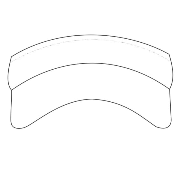 Sport Visor with Mesh Thumbnail