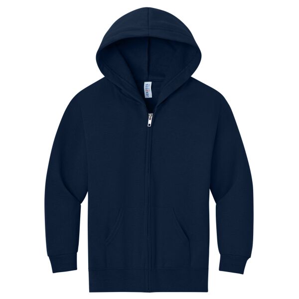 Youth NuBlend ® Full Zip Hooded Sweatshirt Thumbnail