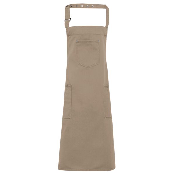 Unisex Cotton Chino Bib Apron Thumbnail