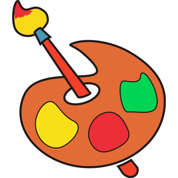 Palette and brush Thumbnail