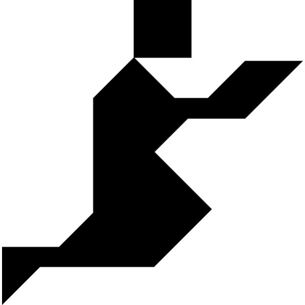 Tangram shape people 51 b Thumbnail