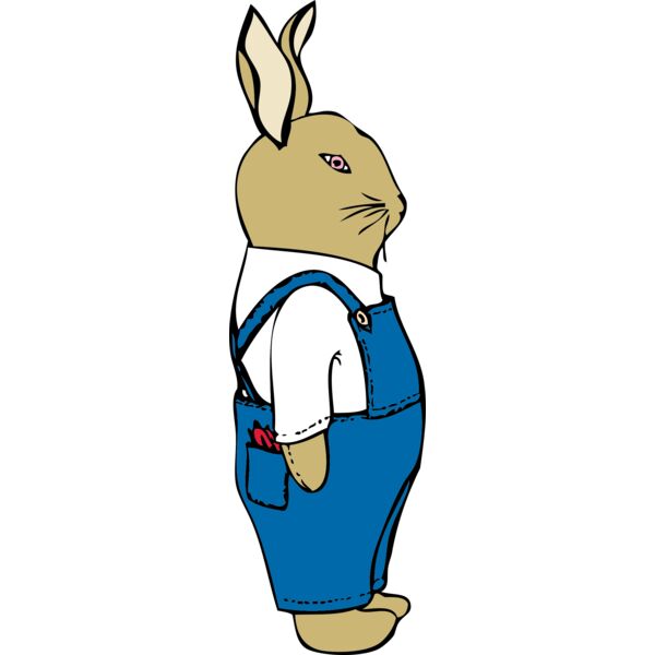 johnny automatic bunny in overalls Thumbnail
