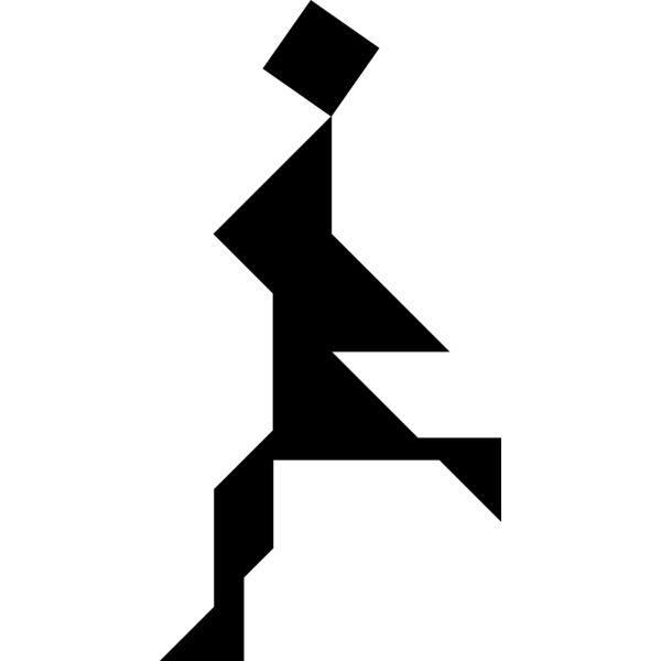 Tangram shape people 72 b Thumbnail