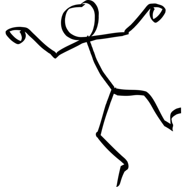 Stickyman falling Thumbnail