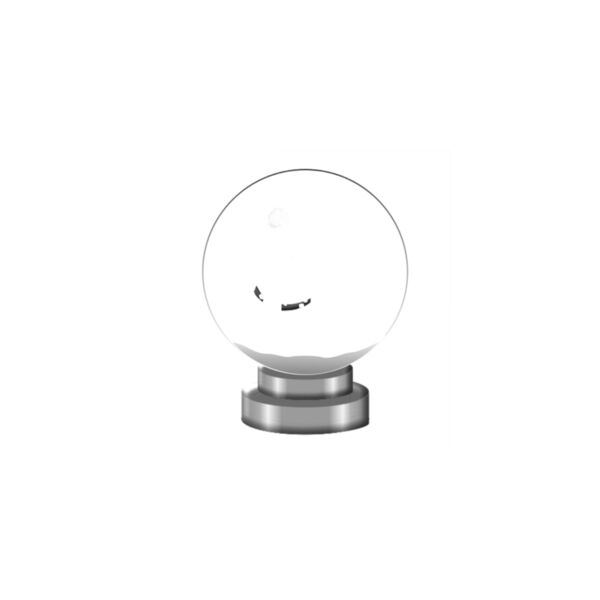 snow globe   santa reindeer green bkgrnd Thumbnail
