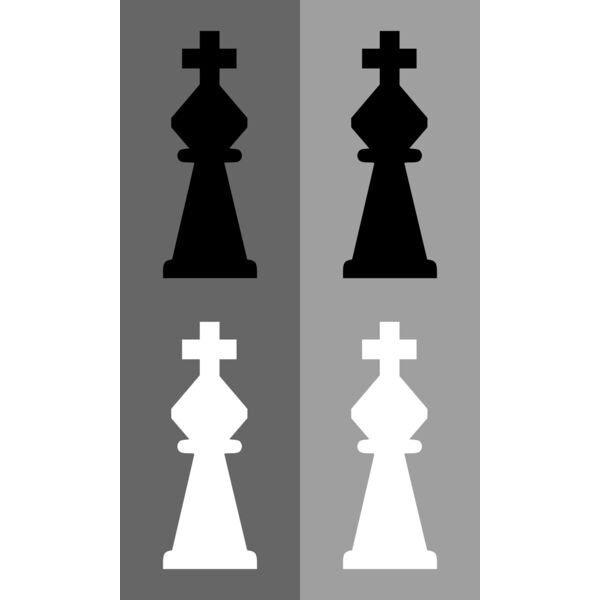 portablejim 2D Chess set   King Thumbnail