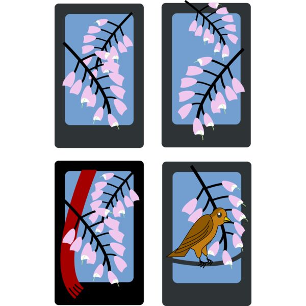 rg1024 Hanafuda Fuji  April  Thumbnail