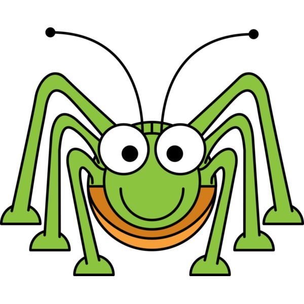 StudioFibonacci Cartoon Grasshopper Thumbnail