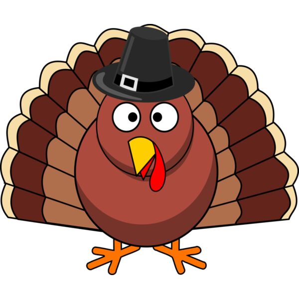 turkey with black hat Thumbnail