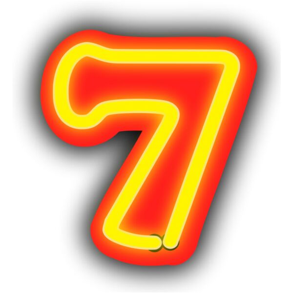 rwwgub Neon Numerals 7 Thumbnail