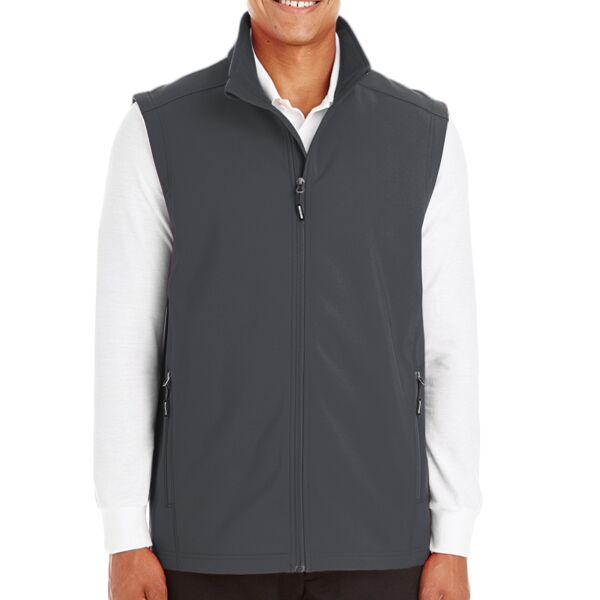 (Salty's)Men's Cruise Two-Layer Fleece Bonded Soft Shell Vest Thumbnail