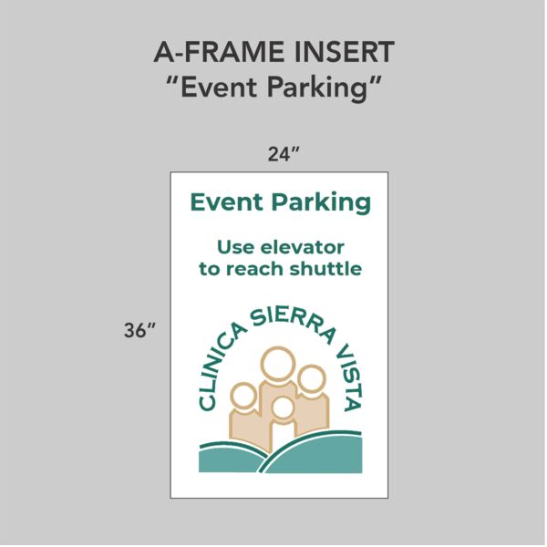 A-Frame Insert (Event Parking) 24" x 36" Thumbnail