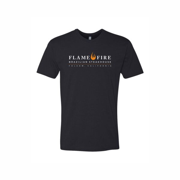 FOLSOM FRONT TEE- N6210 NEXT LEVEL POLY/COTTON BLEND T-SHIRT SCREEN PRINTED FRONT Thumbnail