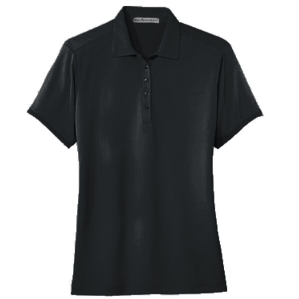 Ladies Poly Bamboo Charcoal Birdseye Jacquard Polo Thumbnail
