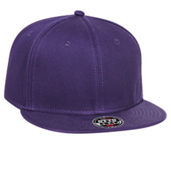 Superior Cotton Twill Flat Visor Snapback Pro Style Caps Thumbnail