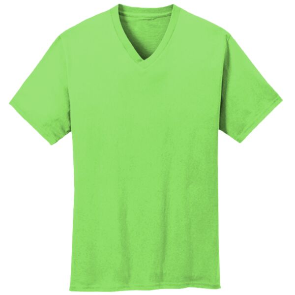 5.4 oz 100% Cotton V Neck T Shirt Thumbnail
