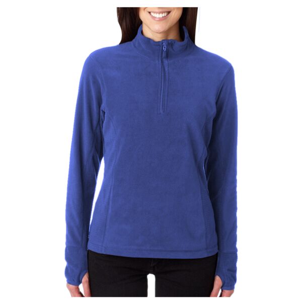 4608 Ladies' Microfleece Quarter-Zip Pullover Thumbnail