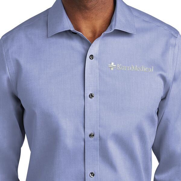 (KM) Slim Fit Pinpoint Oxford Non Iron Shirt Thumbnail